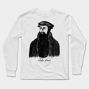 John Knox. Christian figure. Long Sleeve T-Shirt